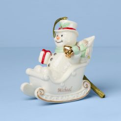Lenox Westmore Personalized Snowman Ornament