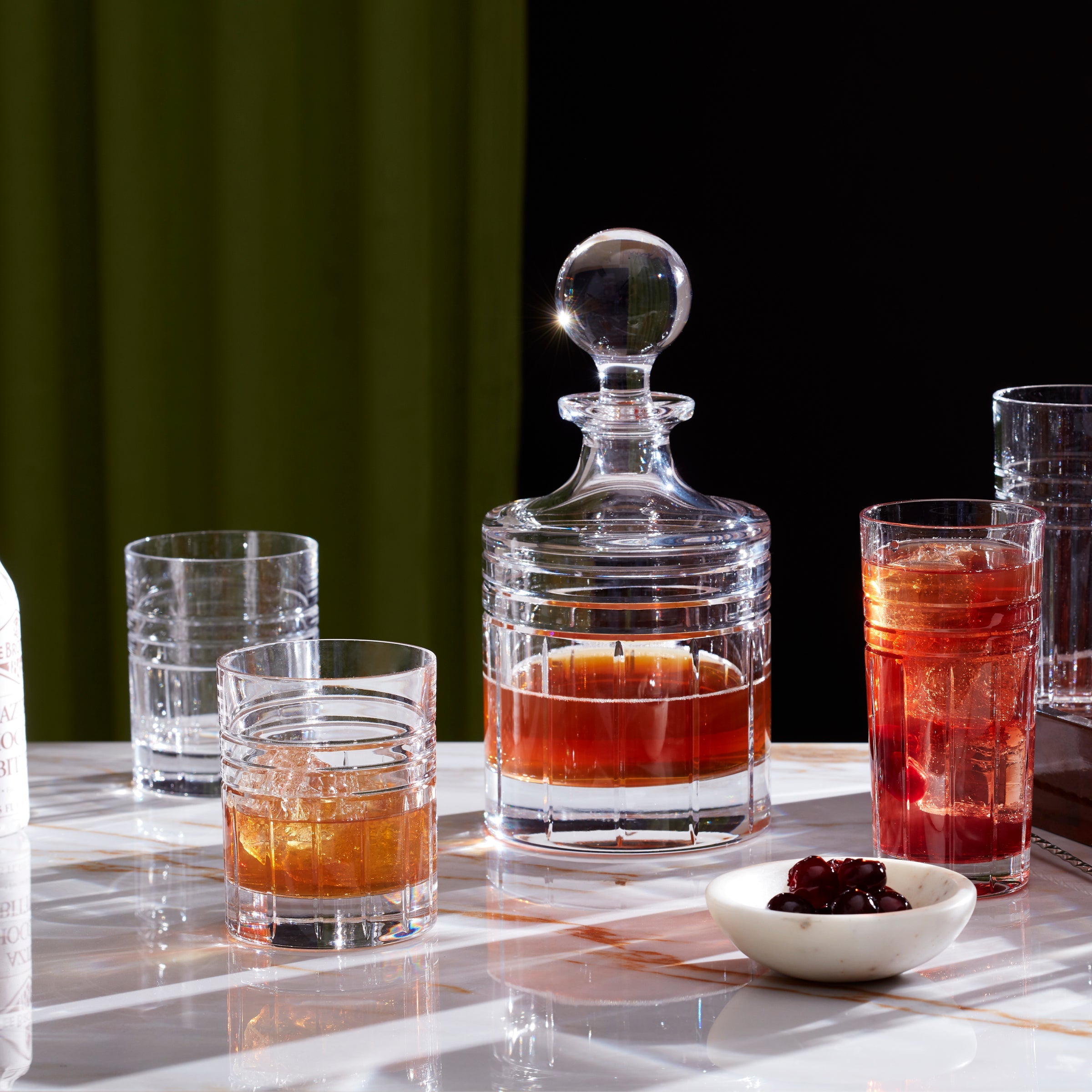 Lenox Westmore Tempo Crystal 5-Piece Whiskey Set - Image 2