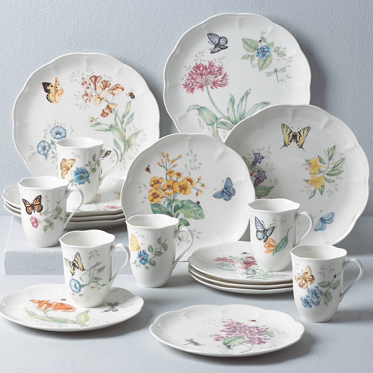 Lenox Westmore Butterfly Meadow 18-Piece Dinnerware Set - Image 8