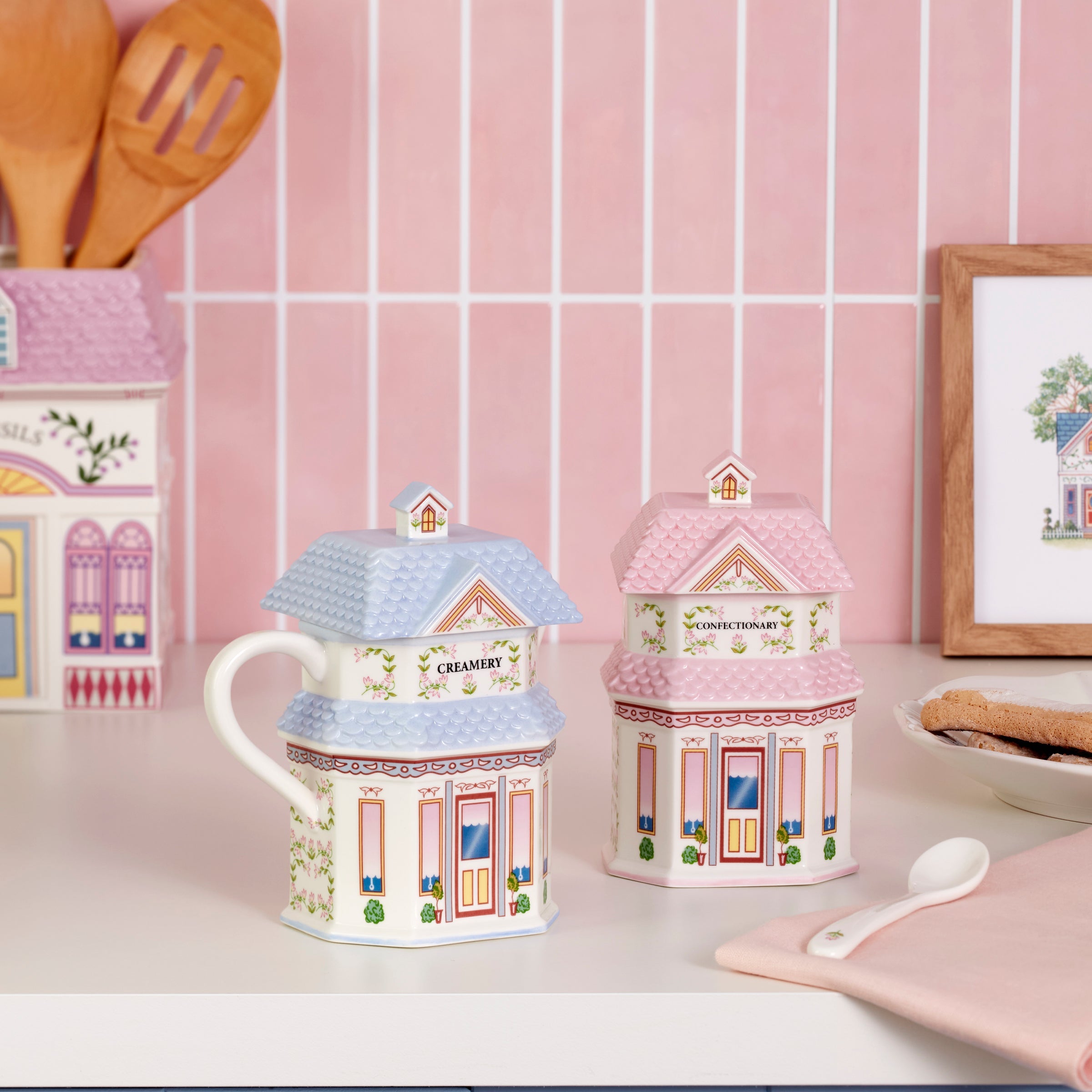 Lenox Westmore Lenox Spice Village Sugar & Creamer Set - Image 4